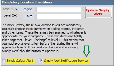 Manditory Location Identifiers