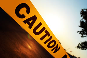 Caution sign